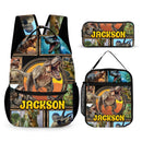 Jurassic Dinosaur Custom Backpack - School Season Gift - Joliny