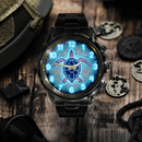 Blue Fluorescent Turtle Custom Watch - Personalized Watch - Joliny