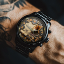Vintage Phonograph Customized Watch – Personalized Name - Joliny
