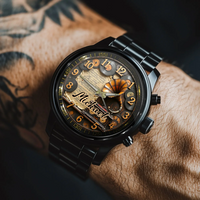 Vintage Phonograph Customized Watch – Personalized Name - Joliny