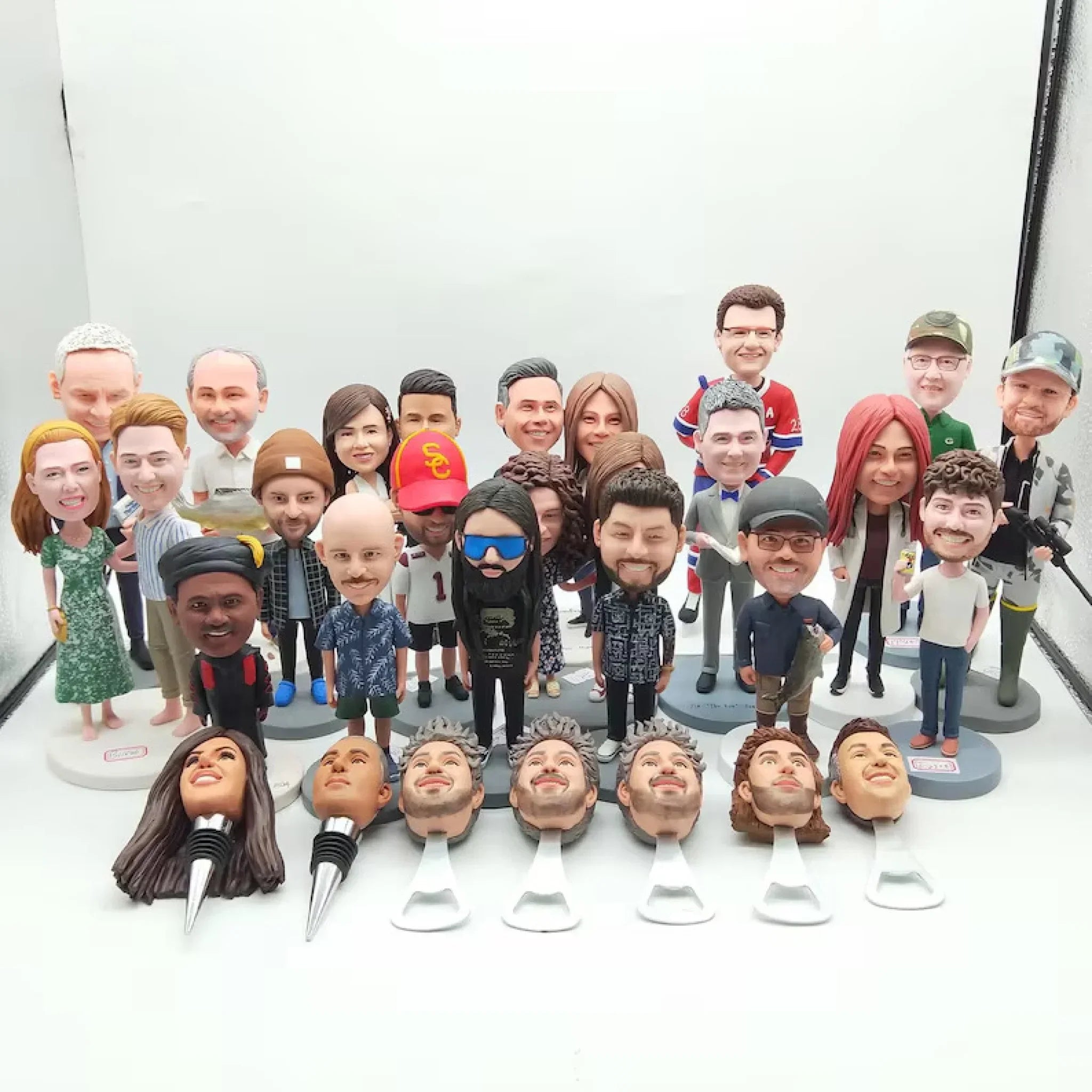 Custom Military Bobblehead With Engraved Text - Army Soldier in Uniform - Joliny