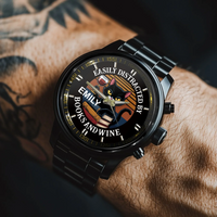 Easily Distracted By Books, Cats, & Wine - Personalized Name Watch - Joliny