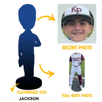 Engraved Customized Baseball Player Figurine - Gift Ideas for Baseball Player Lovers - Joliny