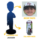 Engraved Customized Baseball Player Figurine - Gift Ideas for Baseball Player Lovers - Joliny