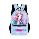 Mermaid Backpack - Personalized School Backpack with Name - Girls Gifts - Joliny