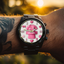 Nursing Is A Work Of Heart - Personalized Nurse Hand Watch - Joliny