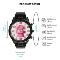Nursing Is A Work Of Heart - Personalized Nurse Hand Watch - Joliny