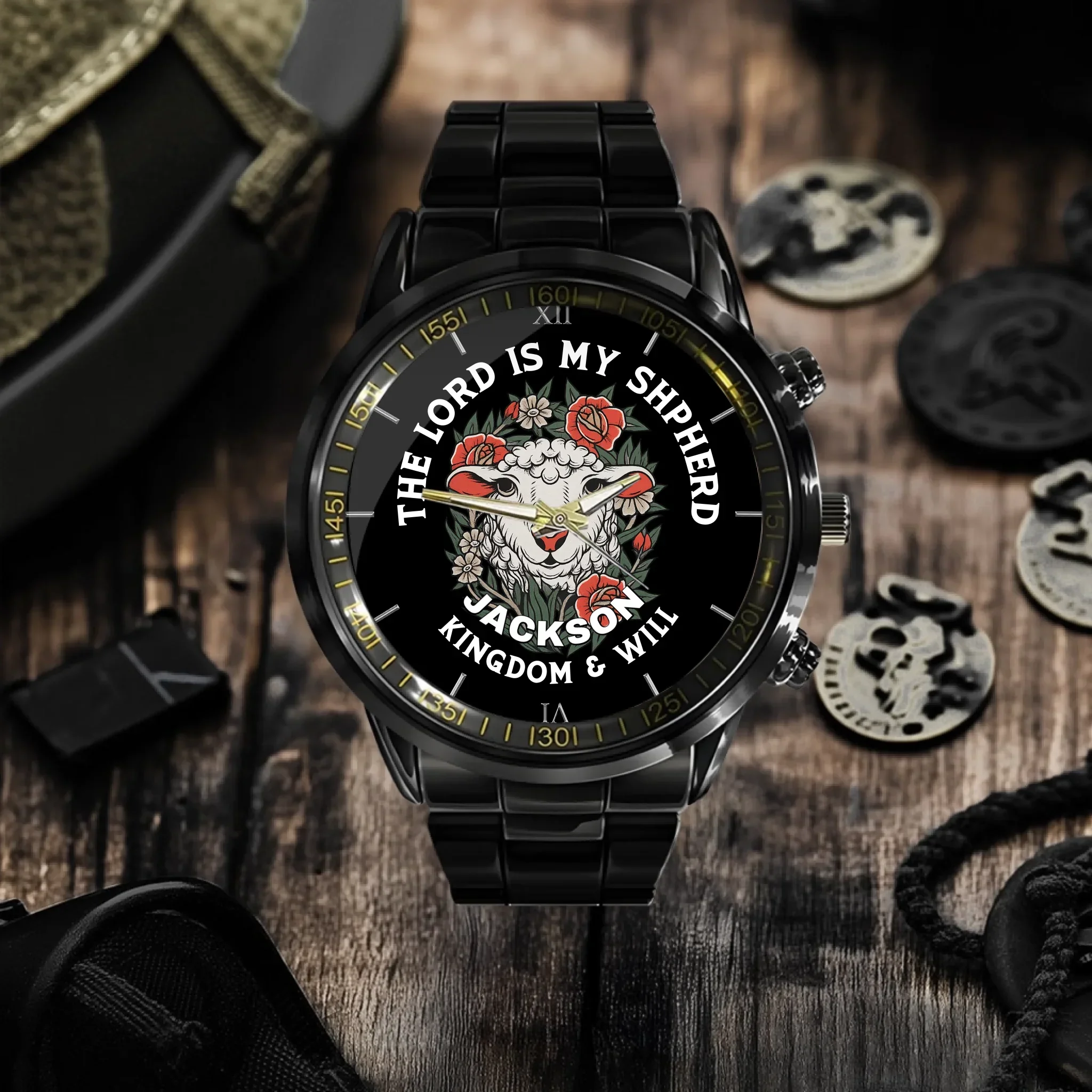 The Lord is My Shpherd - Personalized Watch - Joliny