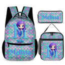 Beautiful Mermaid Letter - Personalized Kid Backpack - Joliny