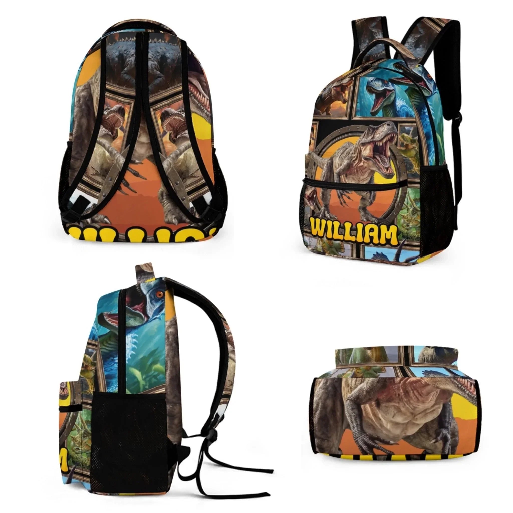 Jurassic Dinosaur Custom Backpack - School Season Gift - Joliny