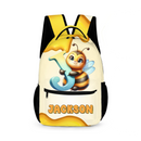 Bee Alphabet Letters Custom Backpack - Personalized Name - Back-to-school Gifts - Joliny
