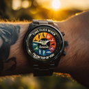 Time Flies When I’m On Top Of You - Personalized Couple Hand Watch - Joliny