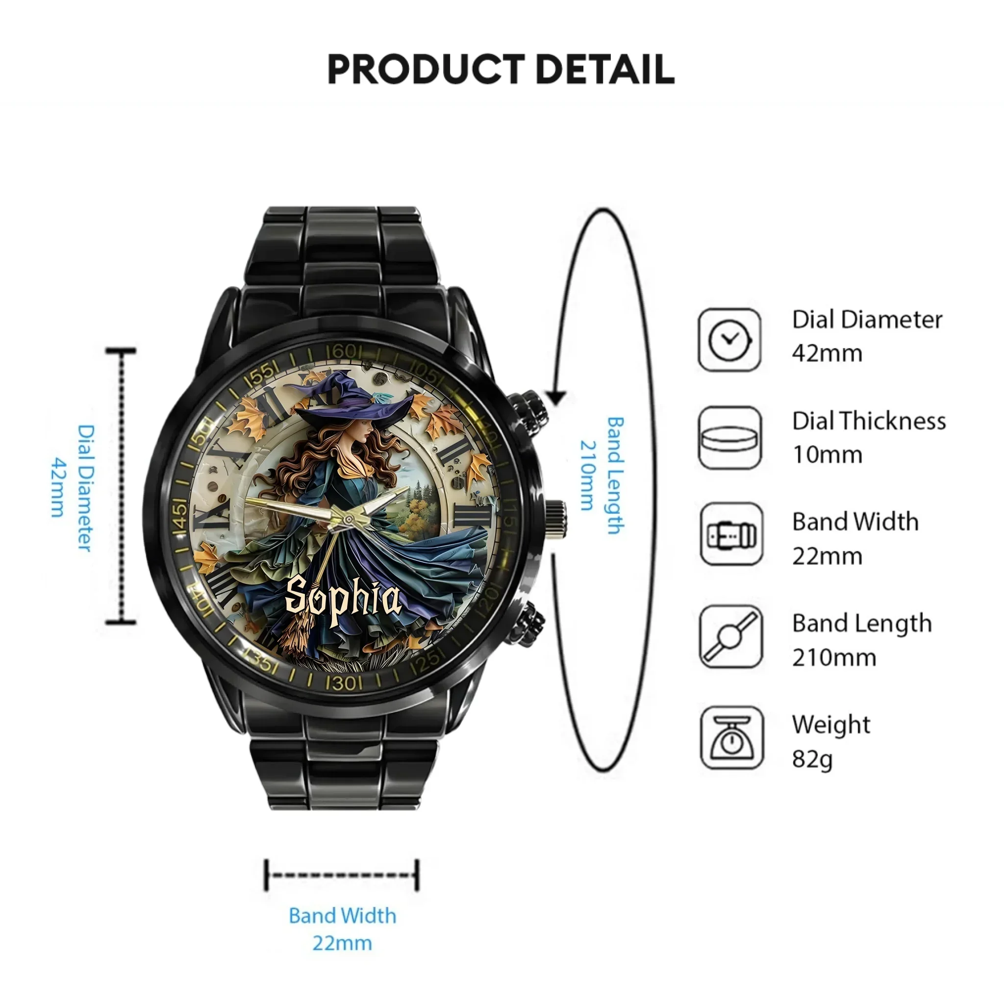 Feeling Witchy - Personalized Name Watch - Joliny