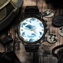 Glassy Animal Themed Custom Watch - Personalized Name - Joliny
