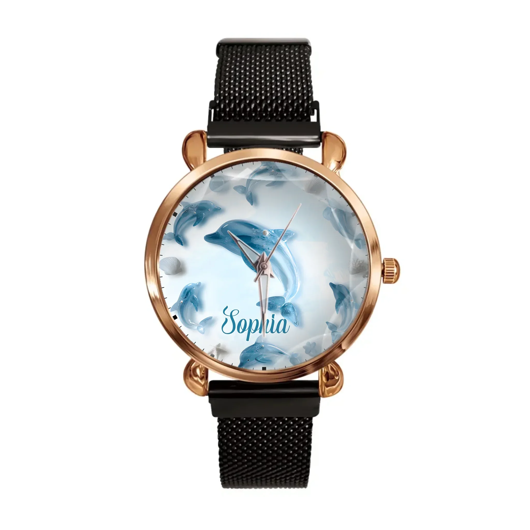 Glassy Animal Themed Custom Watch - Personalized Name - Joliny