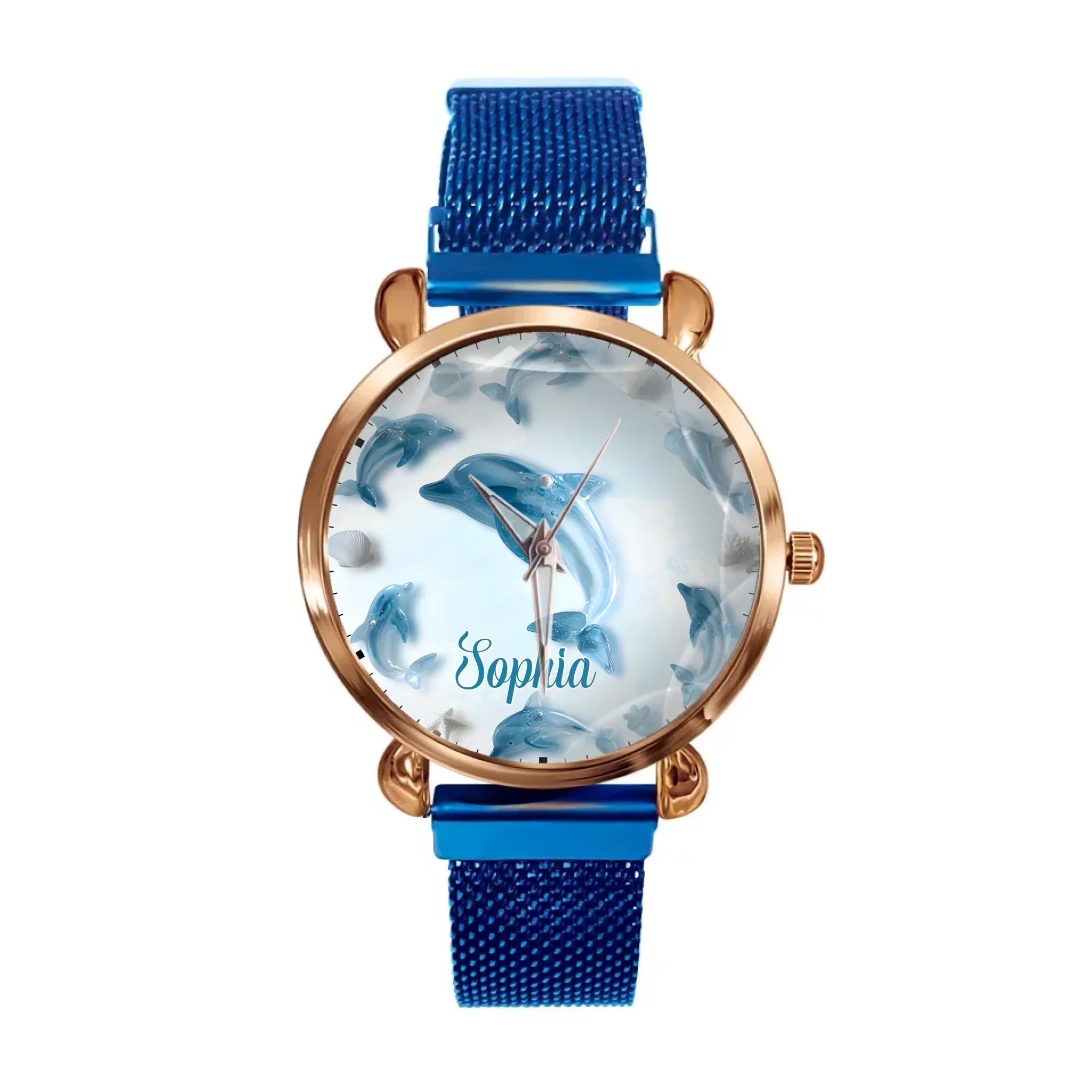 Glassy Animal Themed Custom Watch - Personalized Name - Joliny