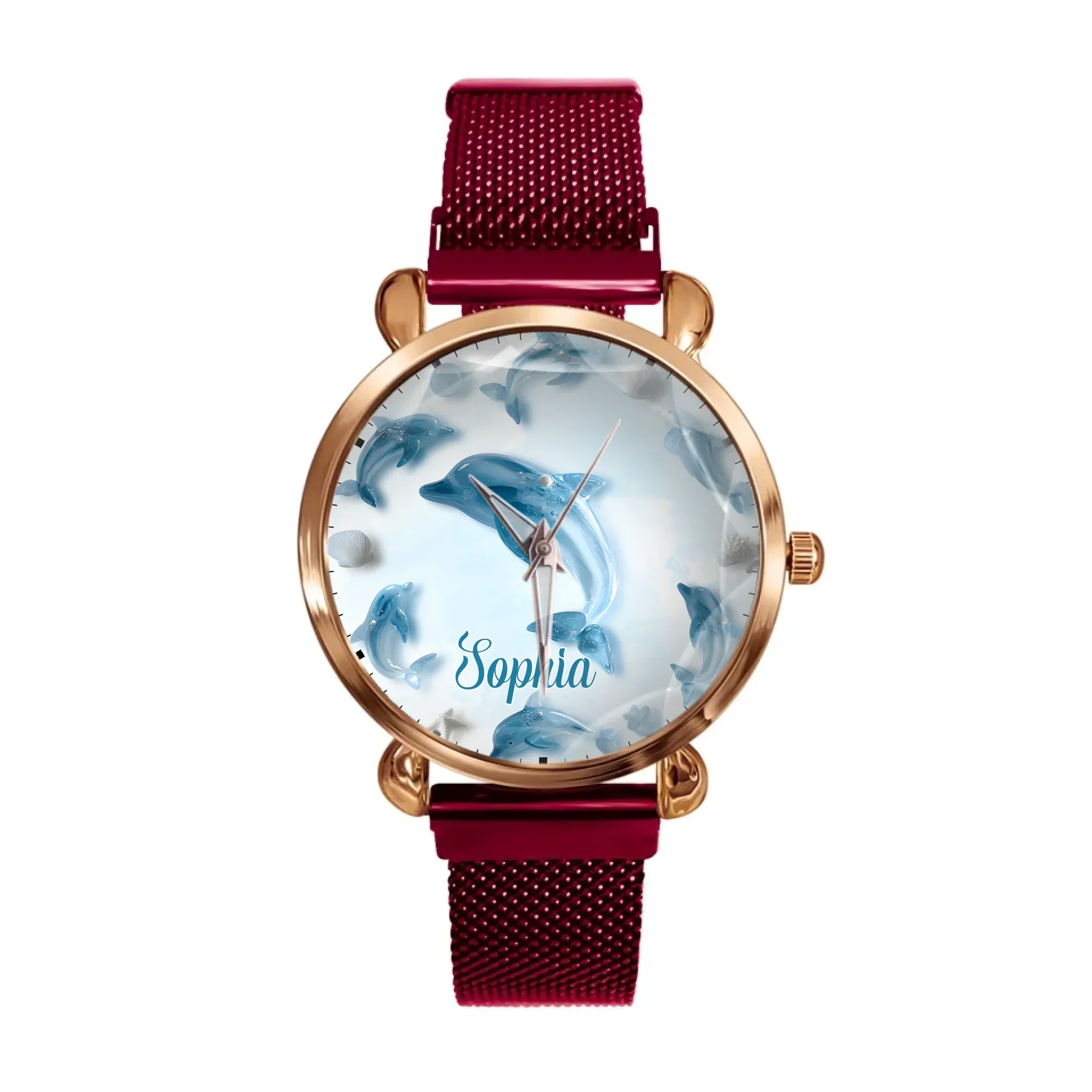 Glassy Animal Themed Custom Watch - Personalized Name - Joliny