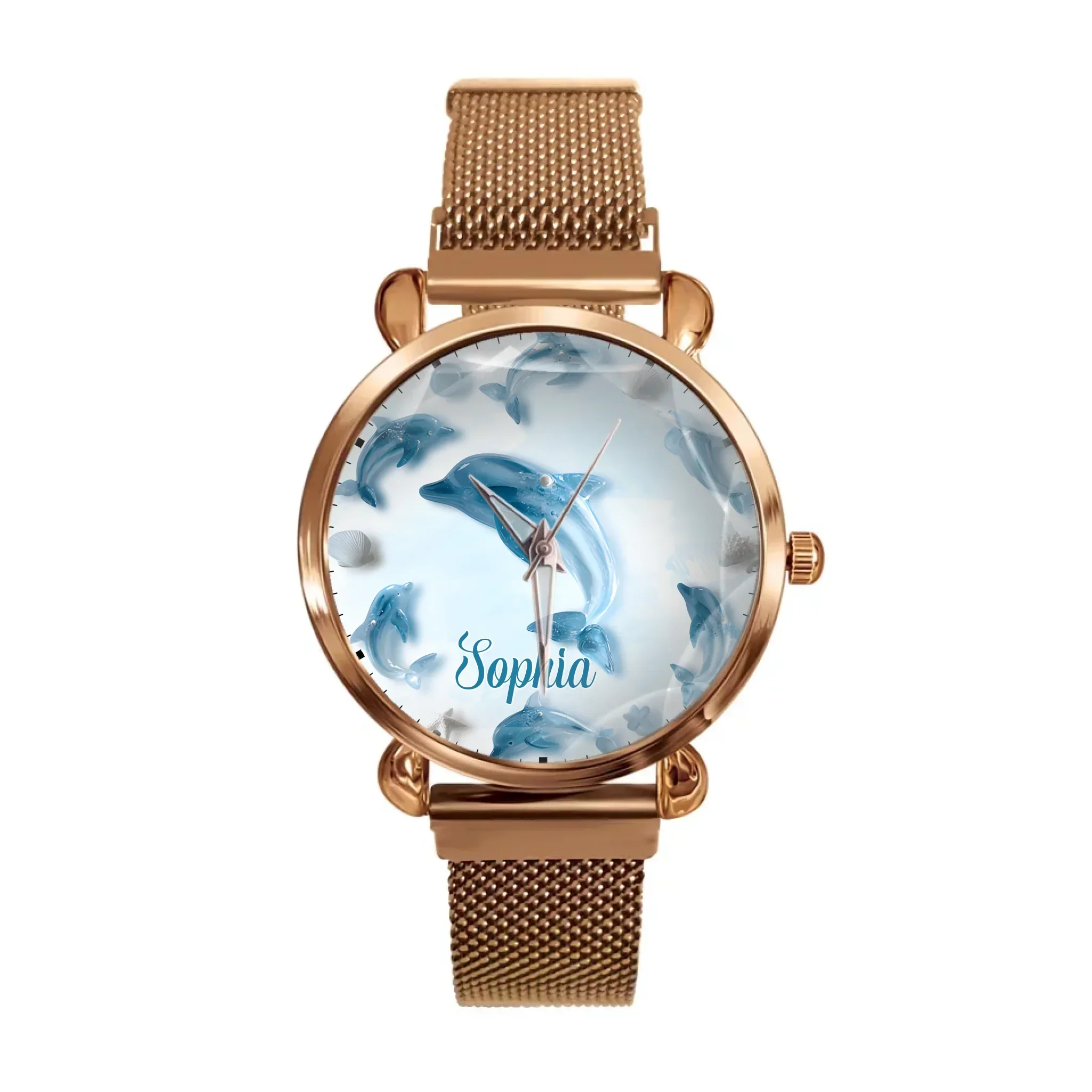 Glassy Animal Themed Custom Watch - Personalized Name - Joliny