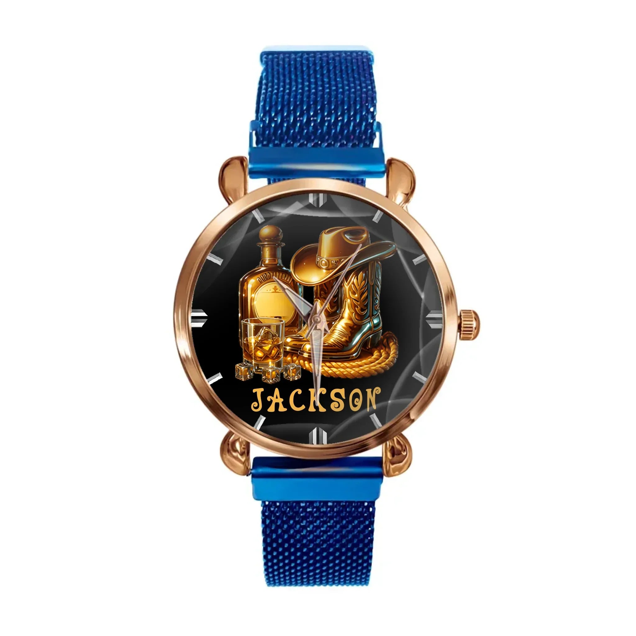 Cowboy Boots Hat | Whisky Watch- Personalized Name - Joliny