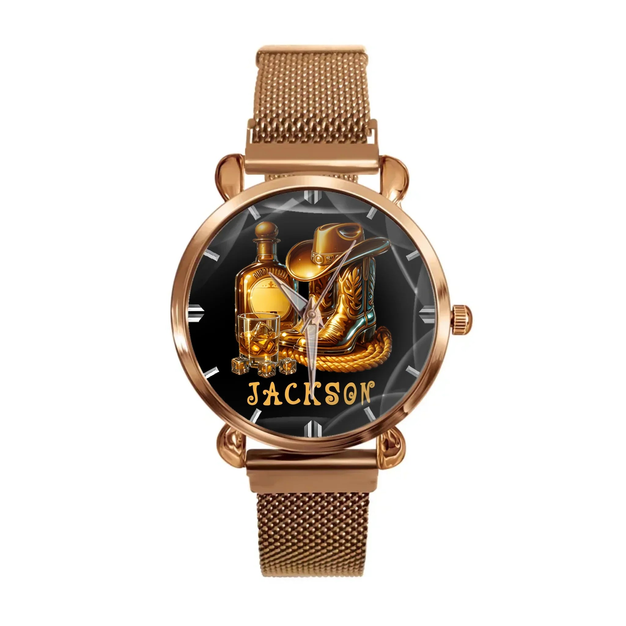 Cowboy Boots Hat | Whisky Watch- Personalized Name - Joliny