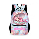 Sleeping Baby Mermaid Custom Backpack - Personalized Name - Start The School Season - Joliny