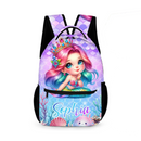 Adorable Mermaid Customized Backpack - Personalized Name - School Season Gift - Joliny