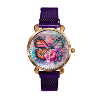 Floral Butterfly - Personalized Watch - Joliny