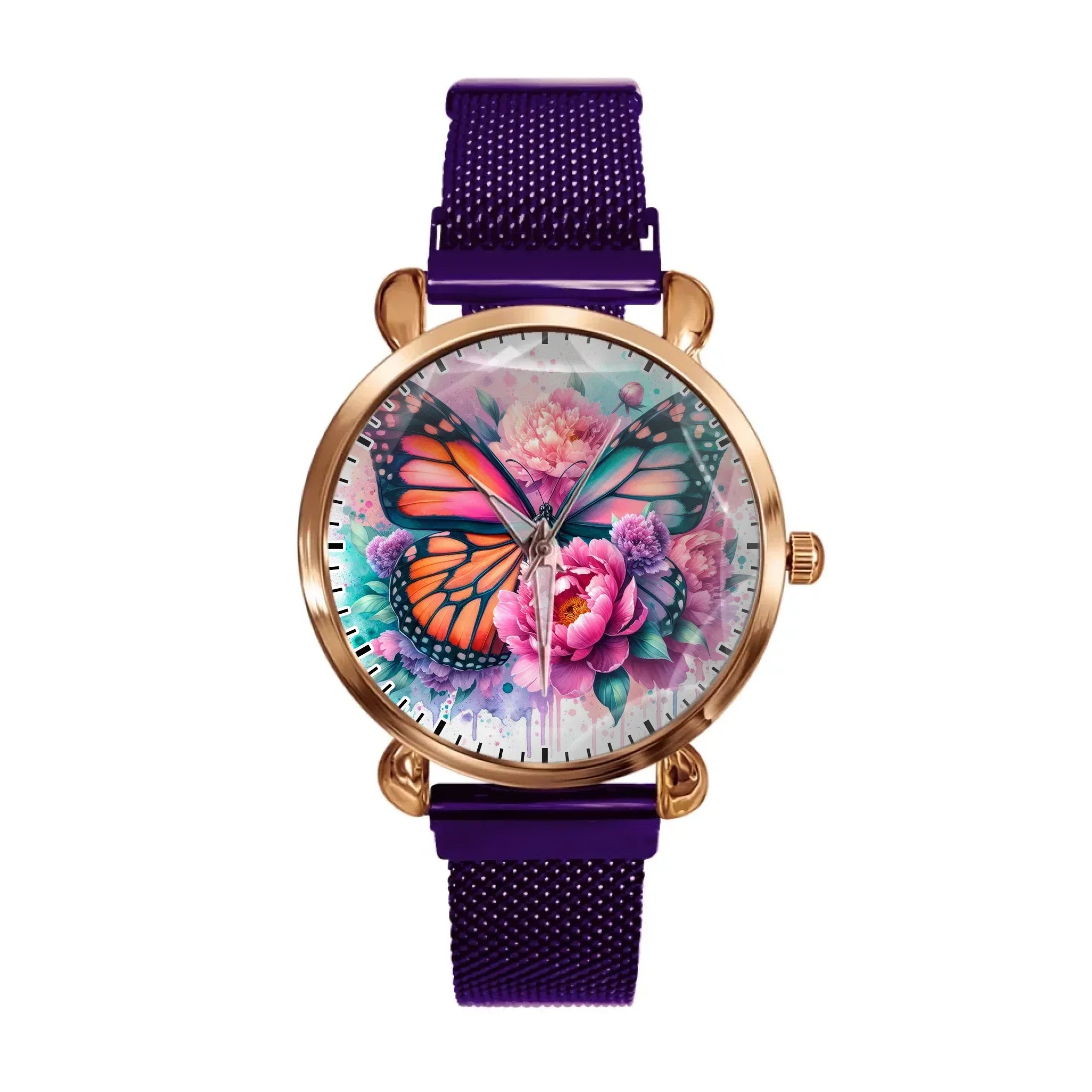 Floral Butterfly - Personalized Watch - Joliny