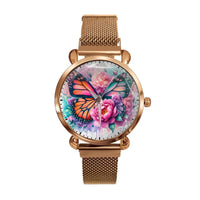Floral Butterfly - Personalized Watch - Joliny