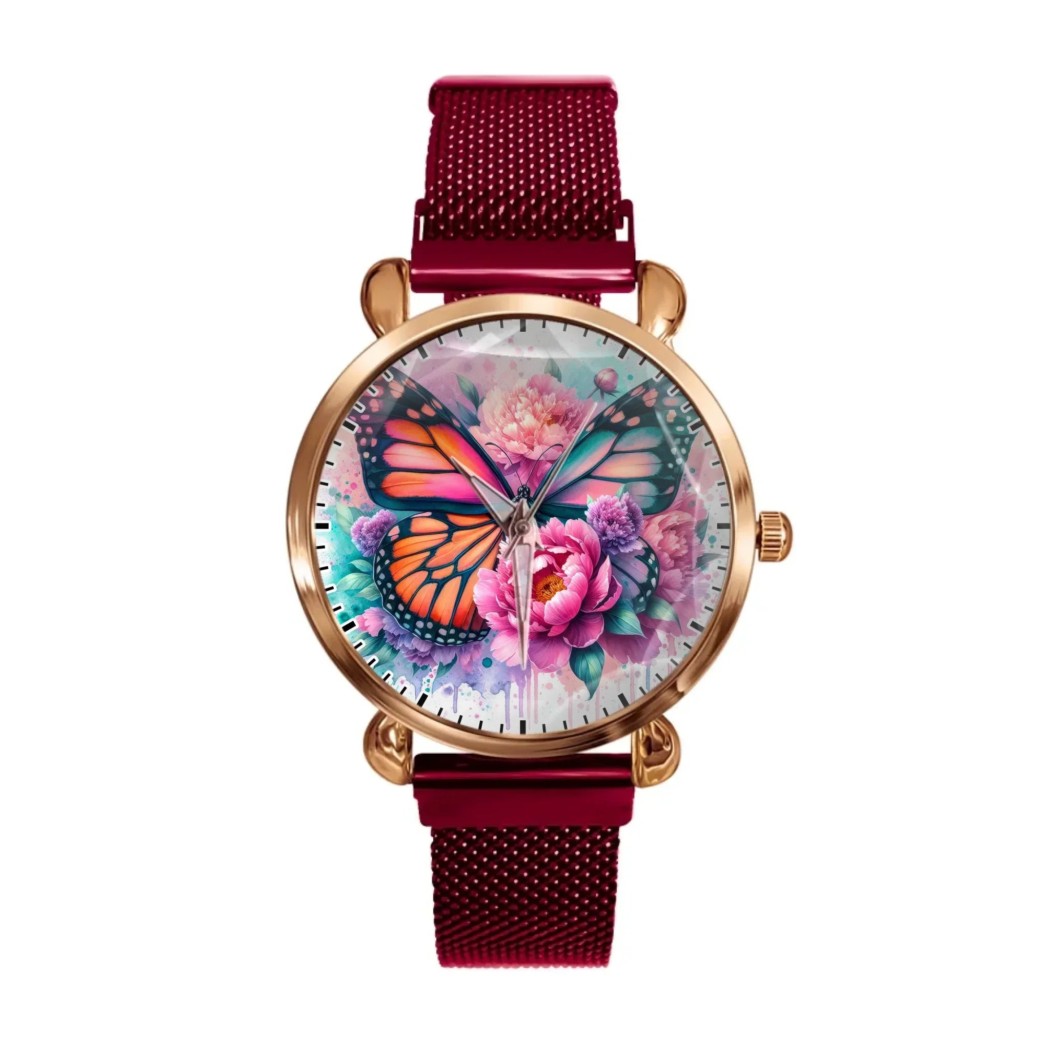 Floral Butterfly - Personalized Watch - Joliny