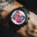 Floral Butterfly - Personalized Watch - Joliny