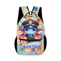 Cute Baby Dragons Customized Backpack - Personalized Name - Start The School Season - Joliny