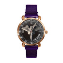 Adventurer’s Custom Name Watch: Fighter Jet & Compass Design - Joliny