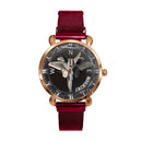 Adventurer’s Custom Name Watch: Fighter Jet & Compass Design - Joliny