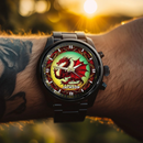 Mythical Red Dragon Watch: Customizable with Your Moniker - Joliny