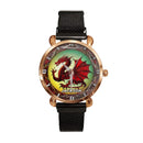 Mythical Red Dragon Watch: Customizable with Your Moniker - Joliny