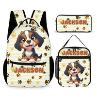 Customized Dog Cat Backpack With Personalized Name - Gift For Children In The School Season - Joliny