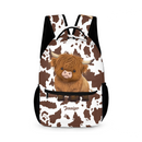 Kids Who Like Highland Cow - Personalized Highland Cow Name Custom Backpack - A Great Start To The School Year For Your Child! - Joliny