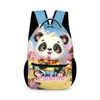 Cute Little Panda Custom Backpack - Personalized Name - Back-to-school Gifts - Joliny