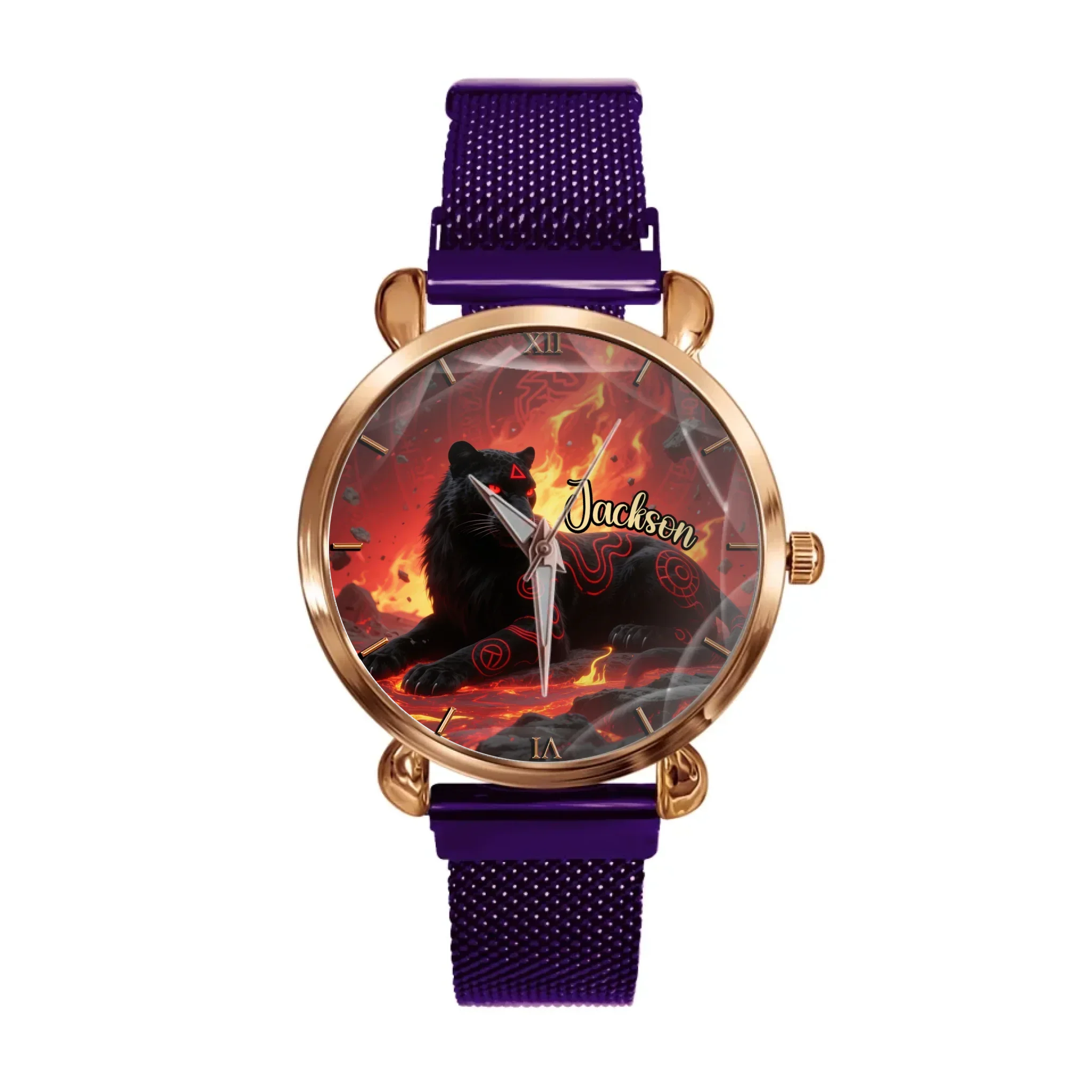 Runes and Animals Watch - Personalized Name - Joliny