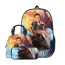 Customized Backpacks Little Knights and Dragons Photo Gifts, Boys Name Backpacks - Joliny
