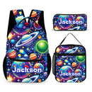 Dreamy Starry Universe Custom Backpack - Personalized Name- Planet Enthusiast Gift - Joliny
