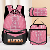 Customized Backpack - Personalized Glitter Monogrammed Name Bags for Kindergarten, Preschool and Elementary School Children - Joliny