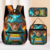 Personalized Name Custom Face Custom Dinosaur Shell Backpack - Opening Season Gift for Kids - Joliny