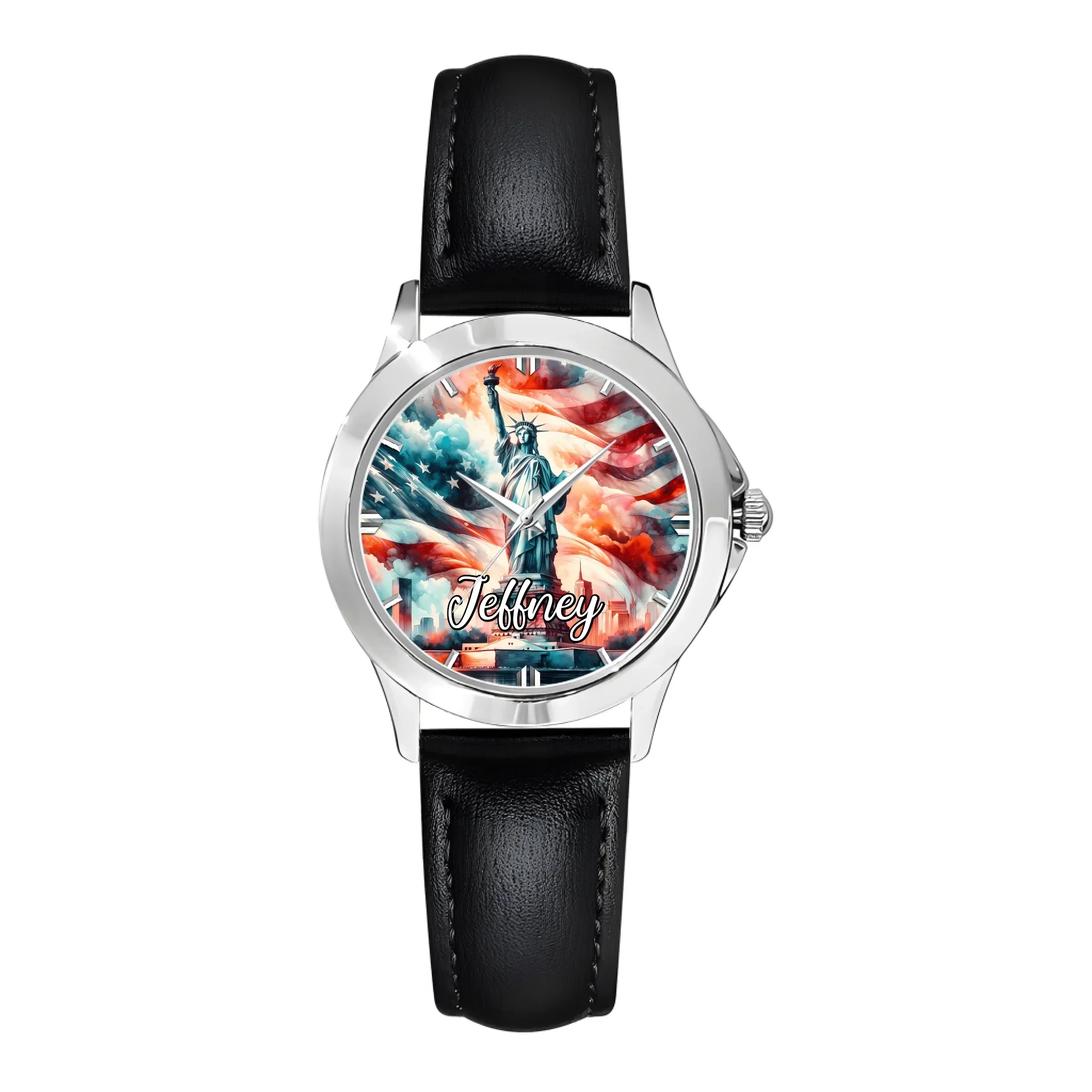 Sacred Statue of Liberty Customized Watches - Personalized Name Watch - Joliny