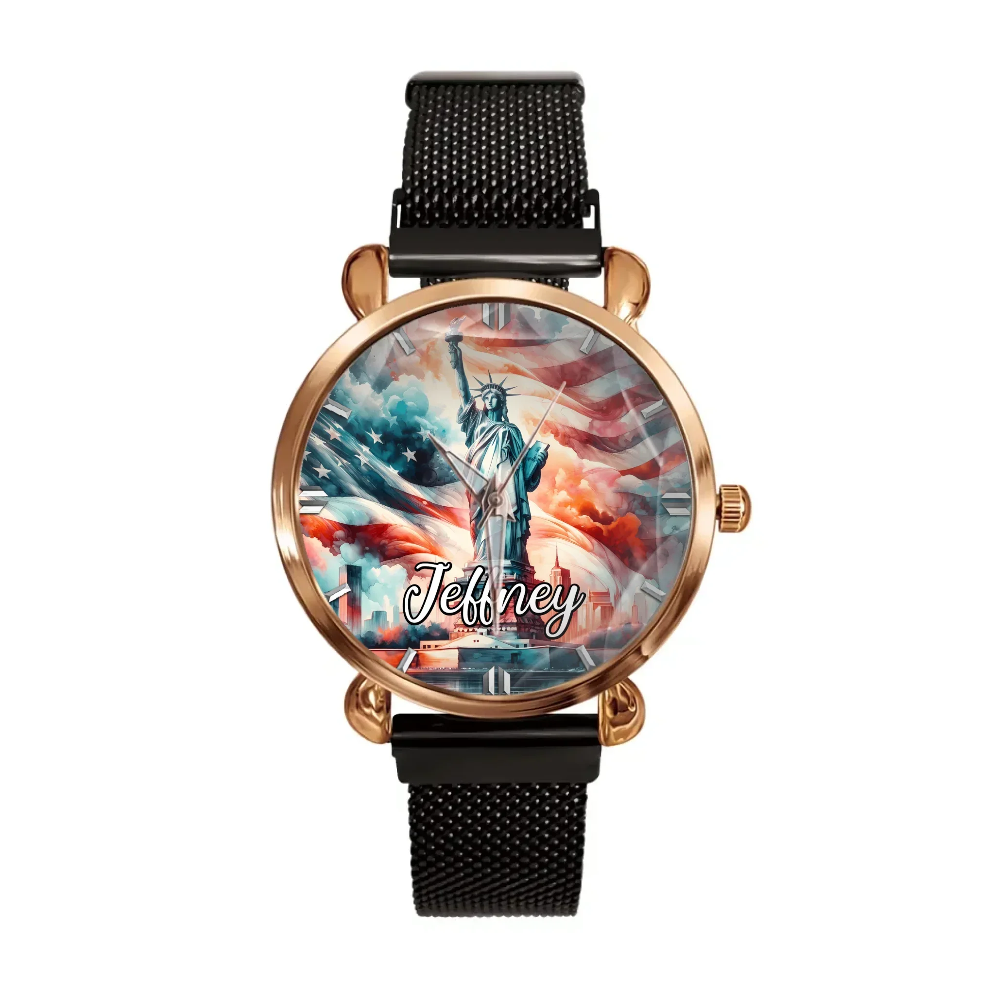 Sacred Statue of Liberty Customized Watches - Personalized Name Watch - Joliny