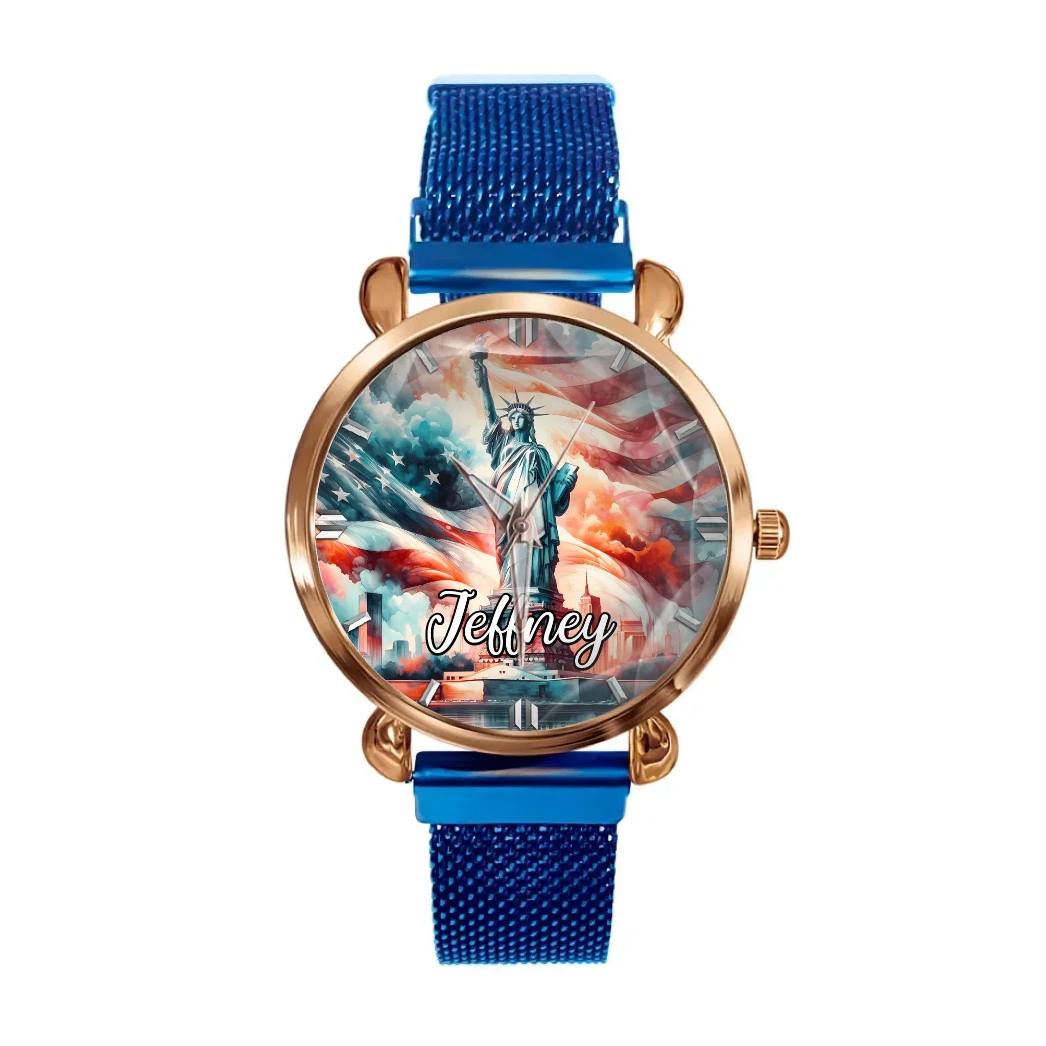 Sacred Statue of Liberty Customized Watches - Personalized Name Watch - Joliny