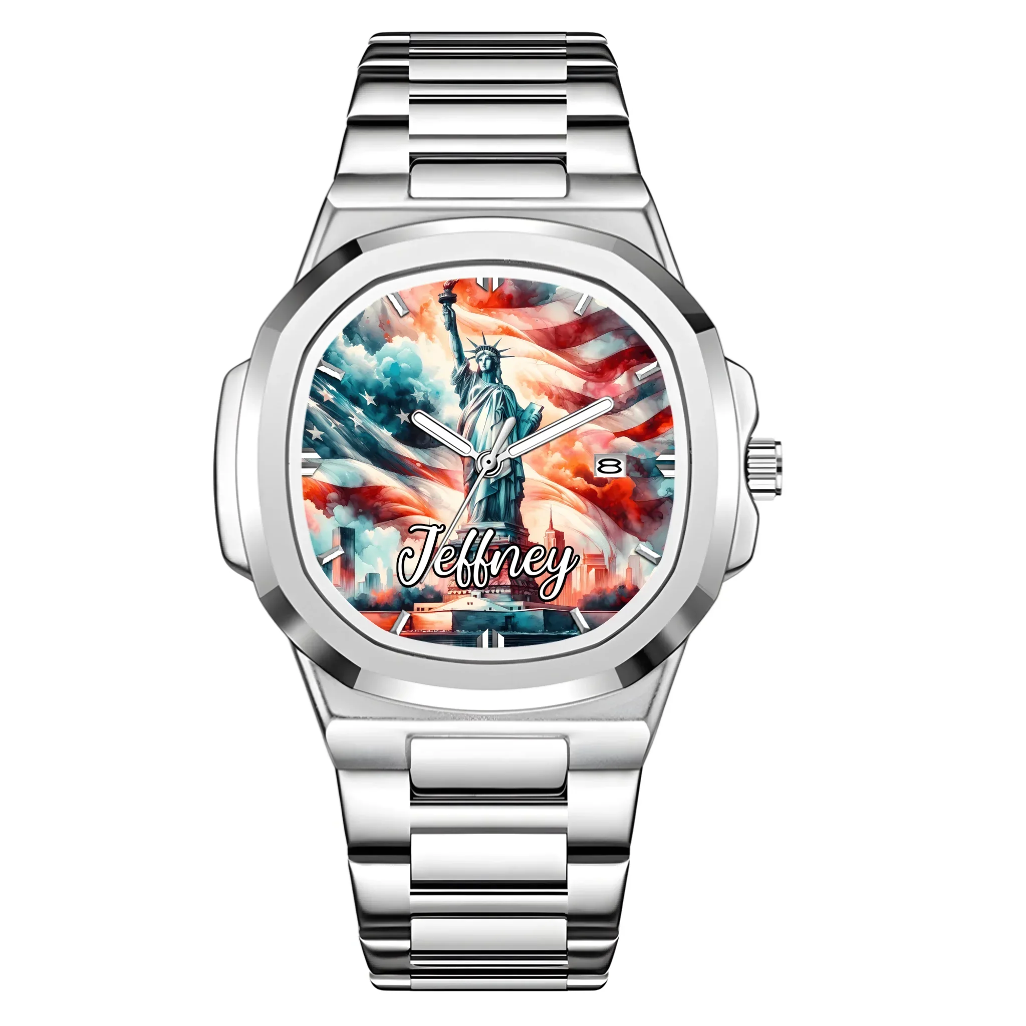 Sacred Statue of Liberty Customized Watches - Personalized Name Watch - Joliny