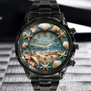 Precious Shell Watch- Personalized Name Watch- Shell Collector Gift - Joliny