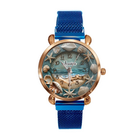 Precious Shell Watch- Personalized Name Watch- Shell Collector Gift - Joliny